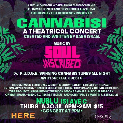 Cannabis! Theatrical Concert unveils music in New York performance ...